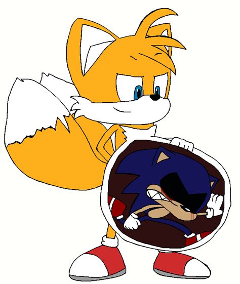 Tails Eats Sonicexe By Solamejoeykev On Deviantart