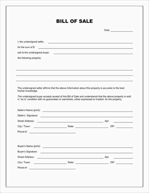 Free Printable Texas Vehicle Bill Of Sale Form Automotive Pertaining To