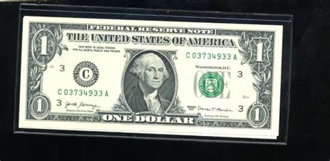 21 Dollar Bill Sequential Consecutive Serial Numbers Paper Currency