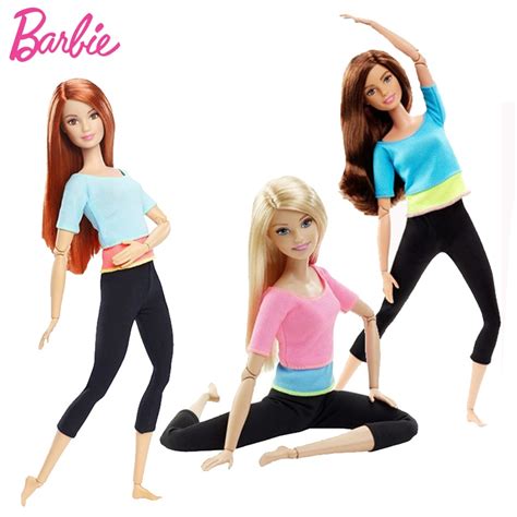 Original Brand Barbie Doll Movement Style All Joints Movable Dolls Yoga