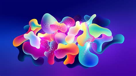 Hd Wallpaper Abstract Liquid Colorful Abstract Art Artwork Colors
