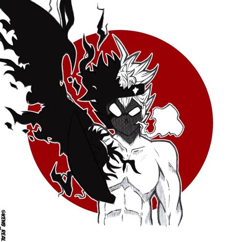 Asta Demon Form Black Clover Blackclover Demon Anime Manga Plusultra Con Imágenes