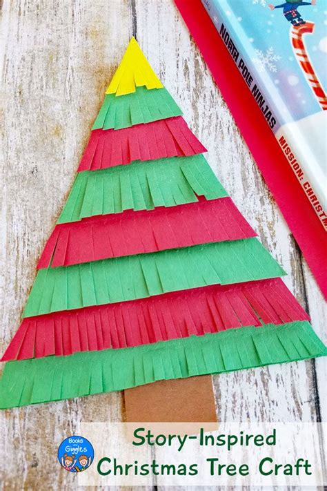 Meet The North Pole Ninjas And Make A Paper Christmas Tree Craft