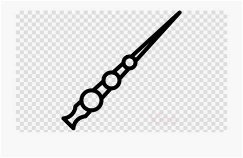 Harry Potter Wand Clipart Black And White 10 Free Cliparts Download