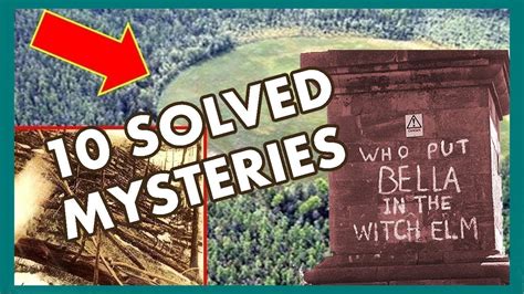 10 Unsolved Mysteries That Have Finally Been Solved Youtube