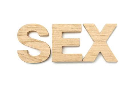 Premium Photo Word Sex Made Of Wooden Letters On White Surface