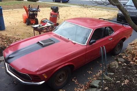 Barn Find A Garage Stored 1970 Boss 302 Mustang Selling For 45000