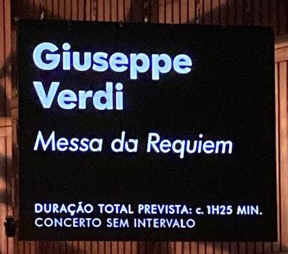 Fan Ticos Da Pera Opera Fanatics Requiem Verdi Funda O