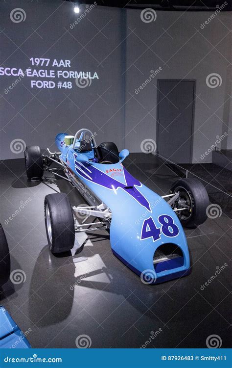 Blue 1977 Aar Scca Eagle Formula Ford Number 48 Editorial Stock Photo