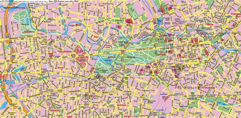 Auf der karte sind vorgeführt informationszentren, museen, kirchen und sehenswürdigkeiten in berliner innenstadt. Stadtplan von Berlin | Detaillierte gedruckte Karten von ...