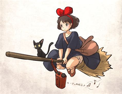 Kiki And Jiji Majo No Takkyuubin Drawn By Ironlily Danbooru