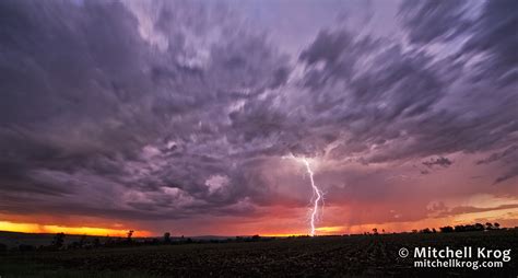 Stormchaser Stormy Sunset Lightning Photo