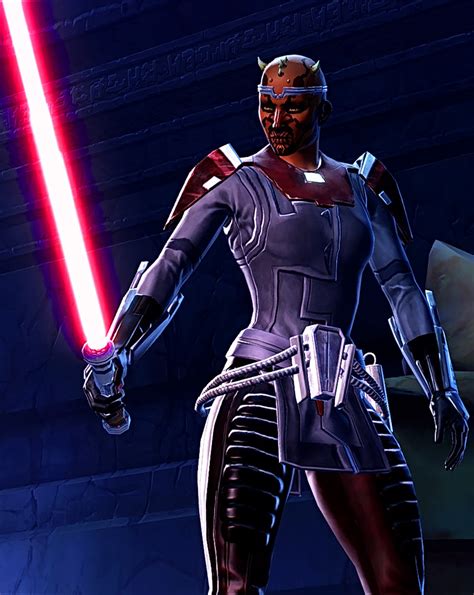 Star Wars The Old Republic Swtor Sample Female Zabrak Sith Knight