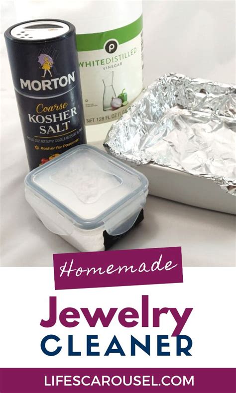 Diy Jewelry Cleaner Sparkling Silver Without Scrubbing Full