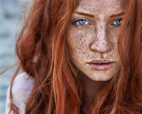 Freckled Girls With Red Hair Have A Unique Beauty Pics