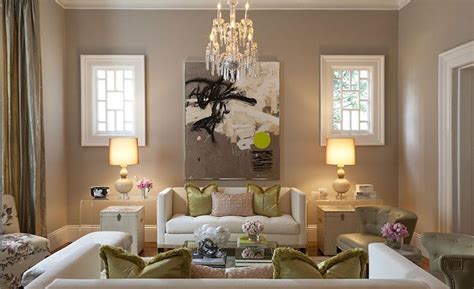 Kendall Wilkinson Design Living Rooms Taupe Walls Taupe Wall Color