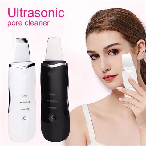 Ultrasonic Skin Scrubber Deep Face Cleaning Peeling Facial Scrubber Pore Cleaner Blackhead
