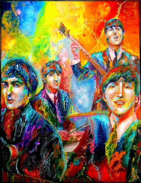 The Beatles Painting By Leland Castro