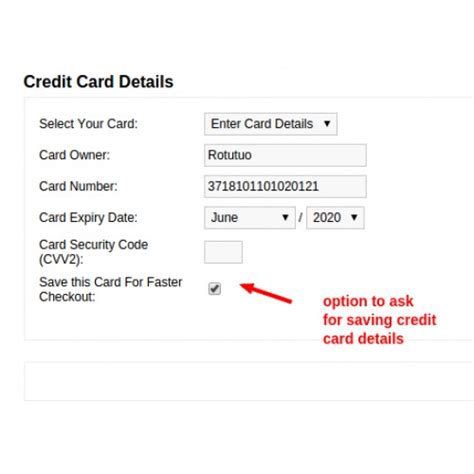Maybe you would like to learn more about one of these? OpenCart - Save Credit Card Details : For Faster Checkout