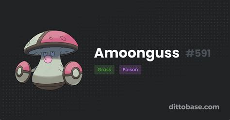 Amoonguss Dittobase Pokédex