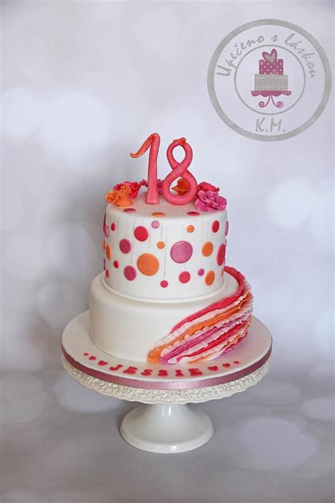 You have to prepare 18th birthday gift ideas for him. Jessica´s 18th Birthday - cake by Tynka - CakesDecor