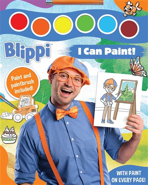 Blippi I Can Paint Book By Editors Of Studio Fun International