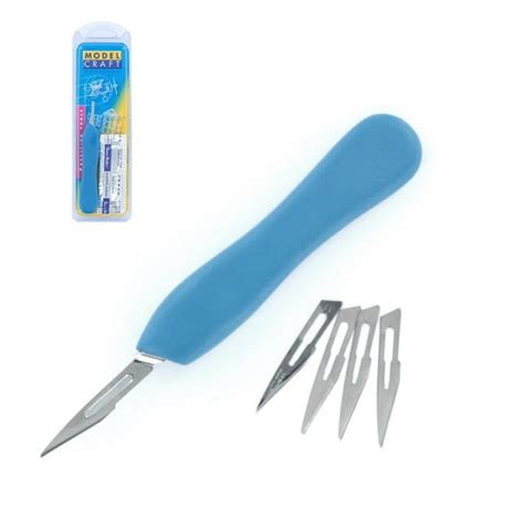 Plastic Scalpel Handle With 5 X No11 Blades Available From Hobbies