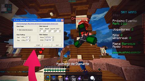 Roblox skywars moments untuk melihat artikel selengkapnya. MINECRAFT: EU USO AUTO CLICK??? - SKYWARS - YouTube