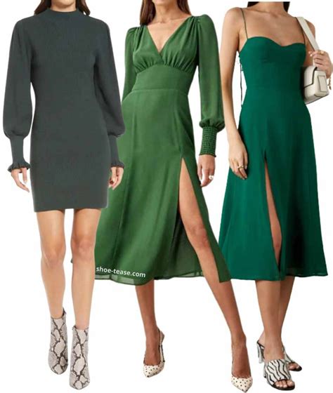 Best Color Shoes To Wear With Green Dress