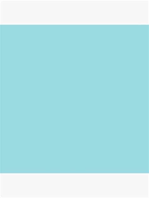 Powder Blue Solid Color Poster For Sale By Patternplaten Redbubble