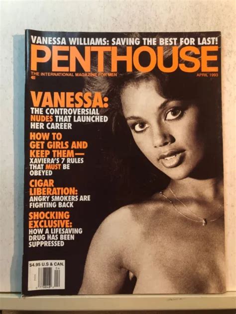 Penthouse Adult Magazine April Vanessa Williams Picclick