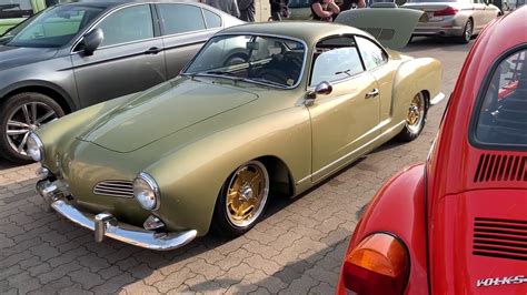 Lowered Vw Karmann Ghia Vintage Speed Custom Exhaust And Shifter YouTube