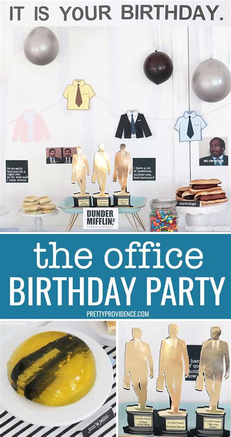 The Office Birthday Party Ideas For Food Decorations And Printables