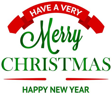 Have A Merry Christmas Decoration Png Clipart Best Web Clipart