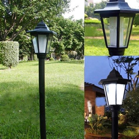 Solar Power Outdoor Garden Security Filament LED Lamp Post Welcome Wall