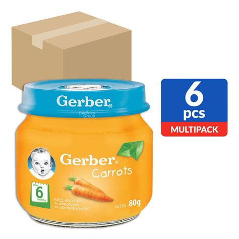 Gerber 1st Foods Carrots Ntuc Fairprice