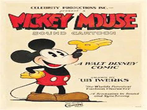 Early Mickey Mouse Poster Sold