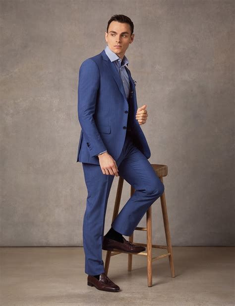 Mens Suits Slim Fit Mens Light Blue Extra Slim Fit Suit Hawes