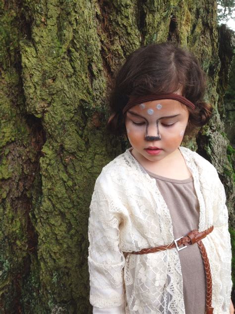 Diy deer costume and makeup! Super Easy DIY Deer Costume For Kids