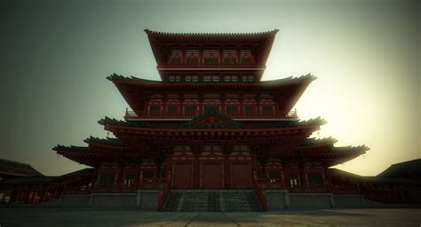 Chinese Palace 3d Max