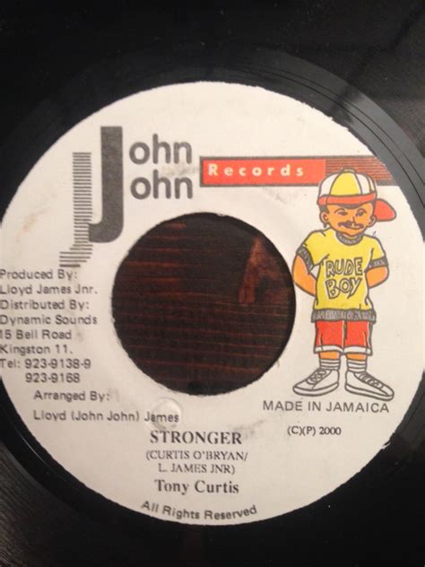 Tony Curtis Stronger 2000 Vinyl Discogs