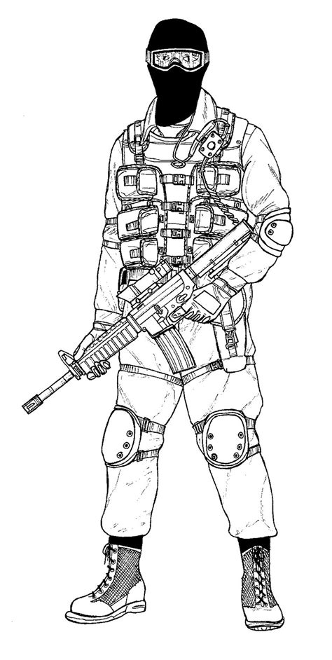 Swat Police Coloring Pages Free Download Goodimg Co
