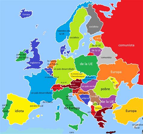 Lista Foto Mapa De Europa Con Nombres En Espa Ol Actualizar