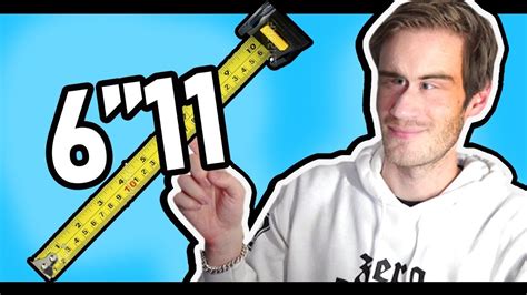 Find out how tall pewdiepie is! How tall am I really? *big reveal* LWIAY - #0074 - YouTube