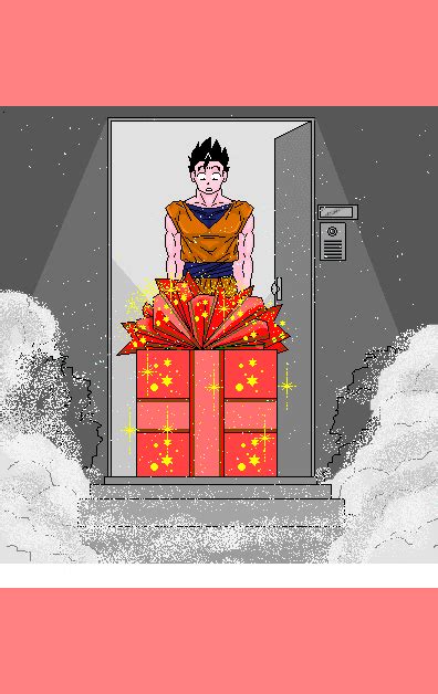 Post Animated Badendxxx Christmas Dragon Ball Series Son Gohan Vegeta
