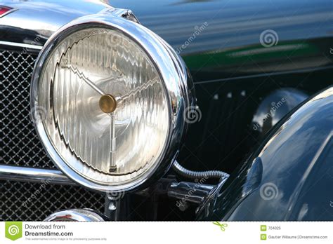 Vintage Car Headlight Stock Image Image Of Antique Luxury 704025