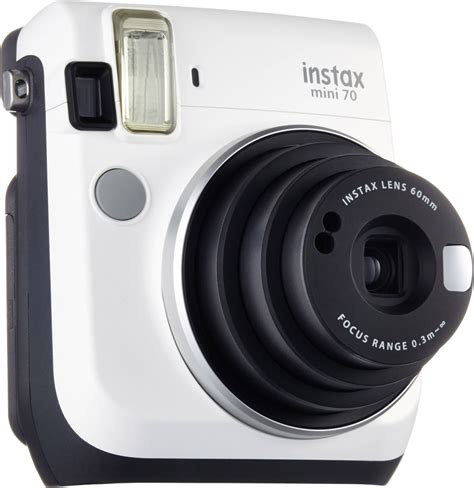 Fujifilm Instax Mini 70 White Ex D Instant Camera White
