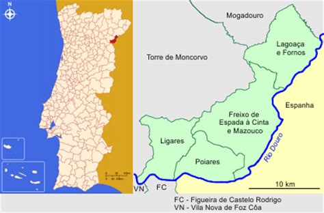 Freixo de espada à cinta is 180 km northeast of porto, 400 km northeast of lisbon and 100 km south of the district seat. Freixo de Espada à Cinta (Concelho) - Visitar Portugal