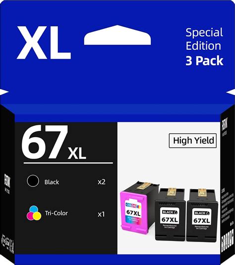 Buy 67 Xl 67xl Ink Cartridge Black Color Combo Packreplacement For Hp