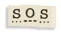 Represented in morse code by short short short, long long long, short short short; DAILY INTERESTING THINGS .. D I T : What does SOS stand for?